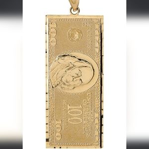 Solid 10k gold pendant
